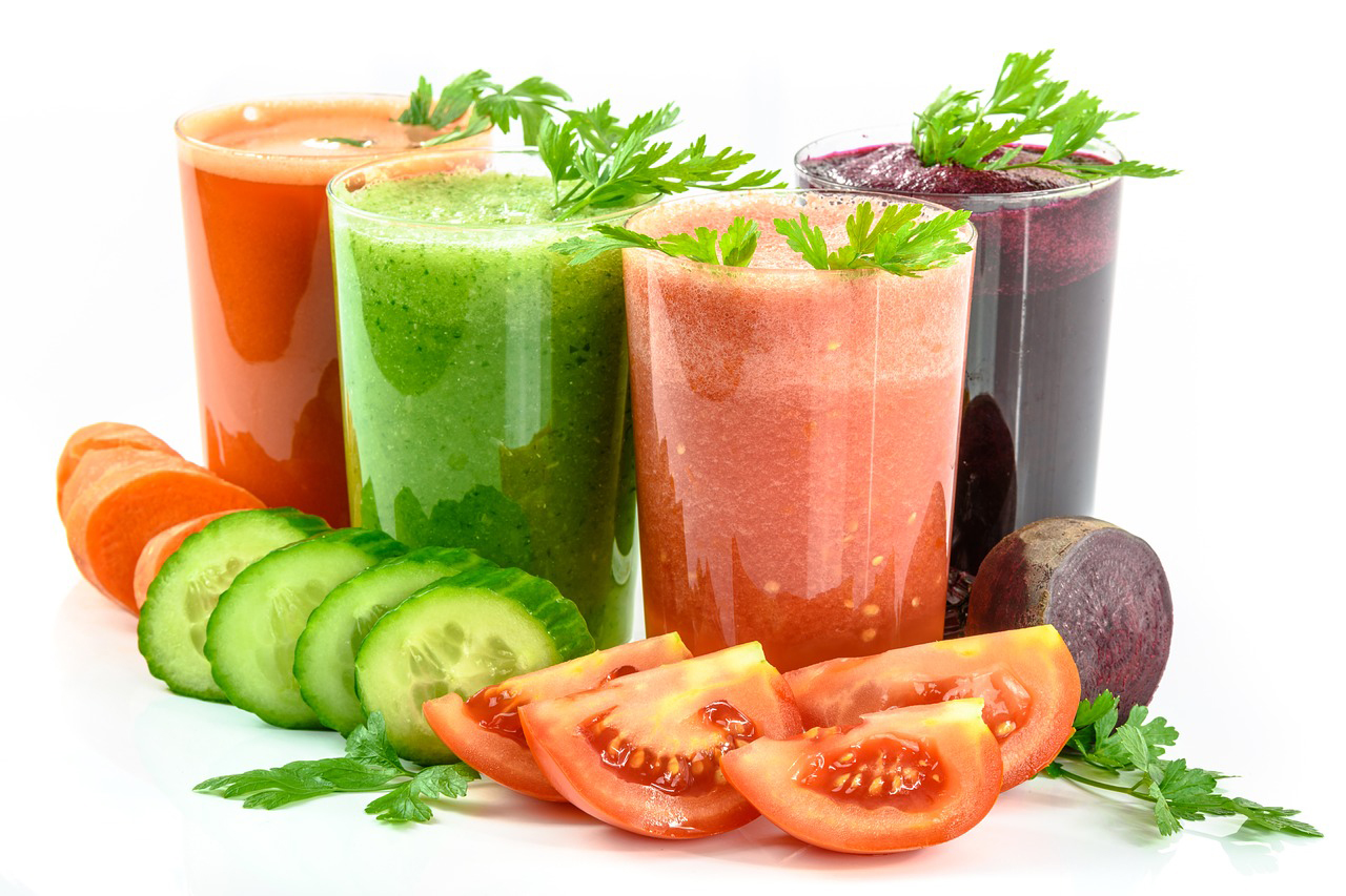 Vitamins vegetable juices
